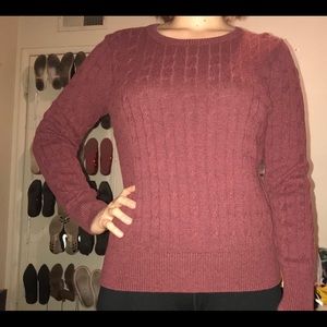 Maroon sweater